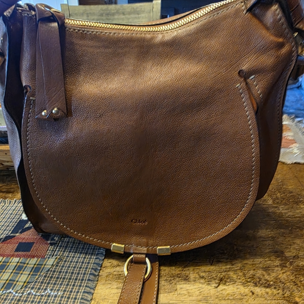 CLOSING CLOSET Chloe Brown Leather Its Clean An Doesnt Have A Odor Small Scratch
